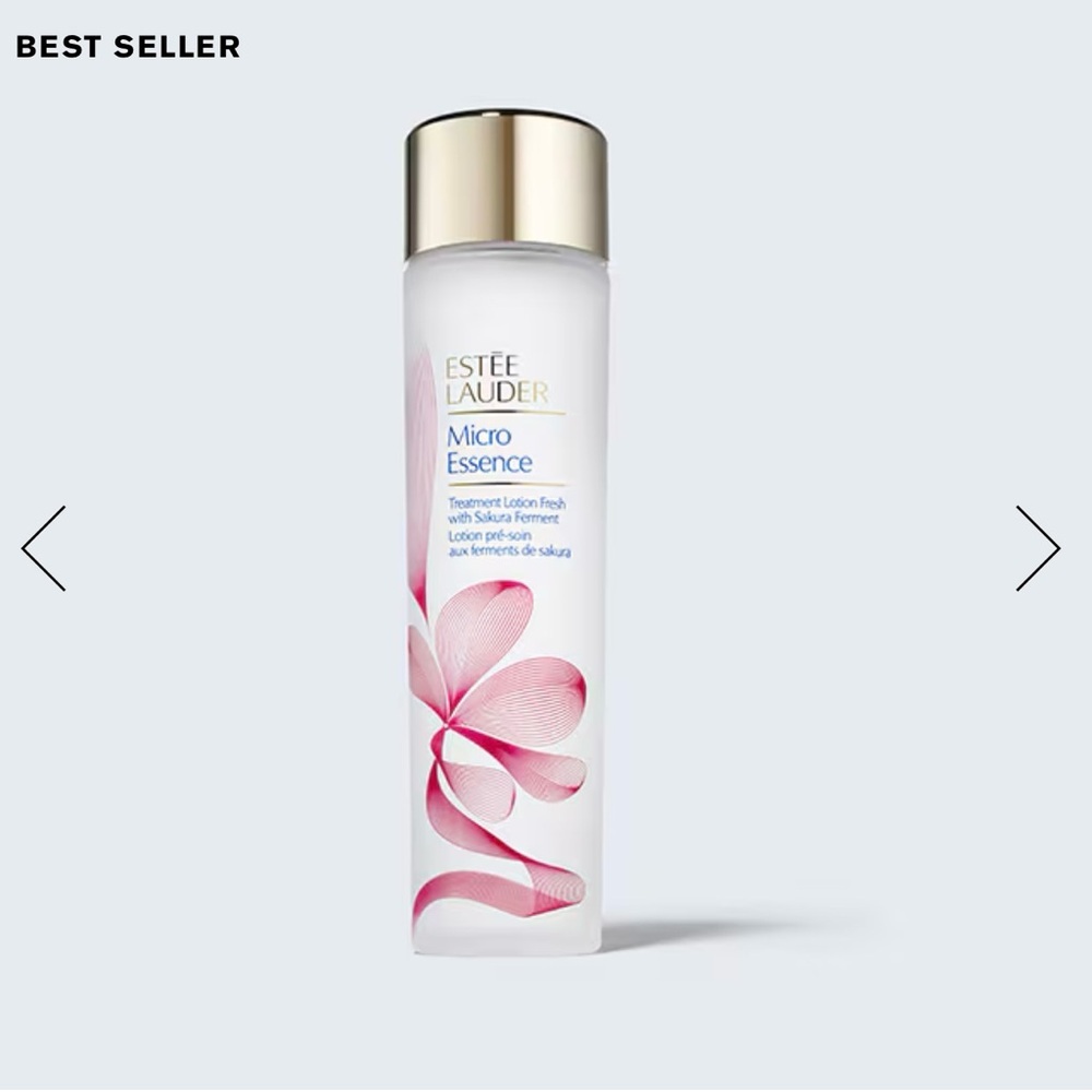 Estee Lauder Micro Essence Treatment Lotion - Pink and Gold
